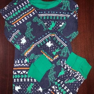 Christmas Dinosaur Pajamas